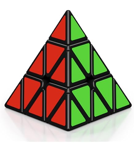 JOPHEK Piramide Magica, 3x3 Speed Cube Puzzle Rompicapo, 3D Puzzle